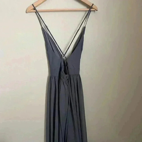 Meghan LA Enchanted‎ Garden Maxi Dress Gray - Picture 16 of 16